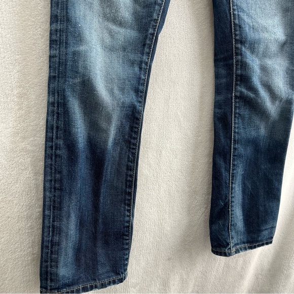 Jack & Jones Denim Jeans Blue Clark Med Wash Regular Fit Men's 28x30 - Picture 3 of 11